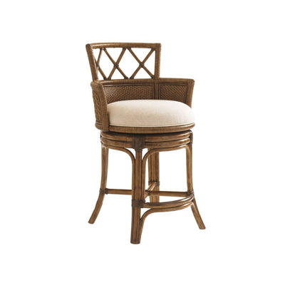 Tommy Bahama Home Bali Hai Kamala Bay Swivel Counter Stool Customizable