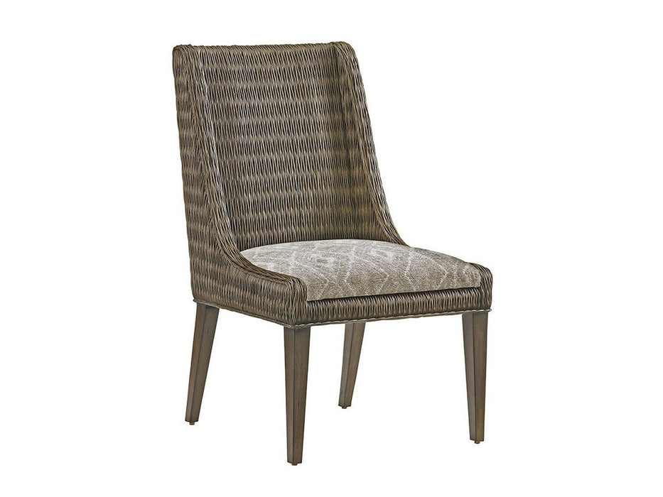 Tommy Bahama Home Cypress Point Brandon Woven Side Chair Customizable