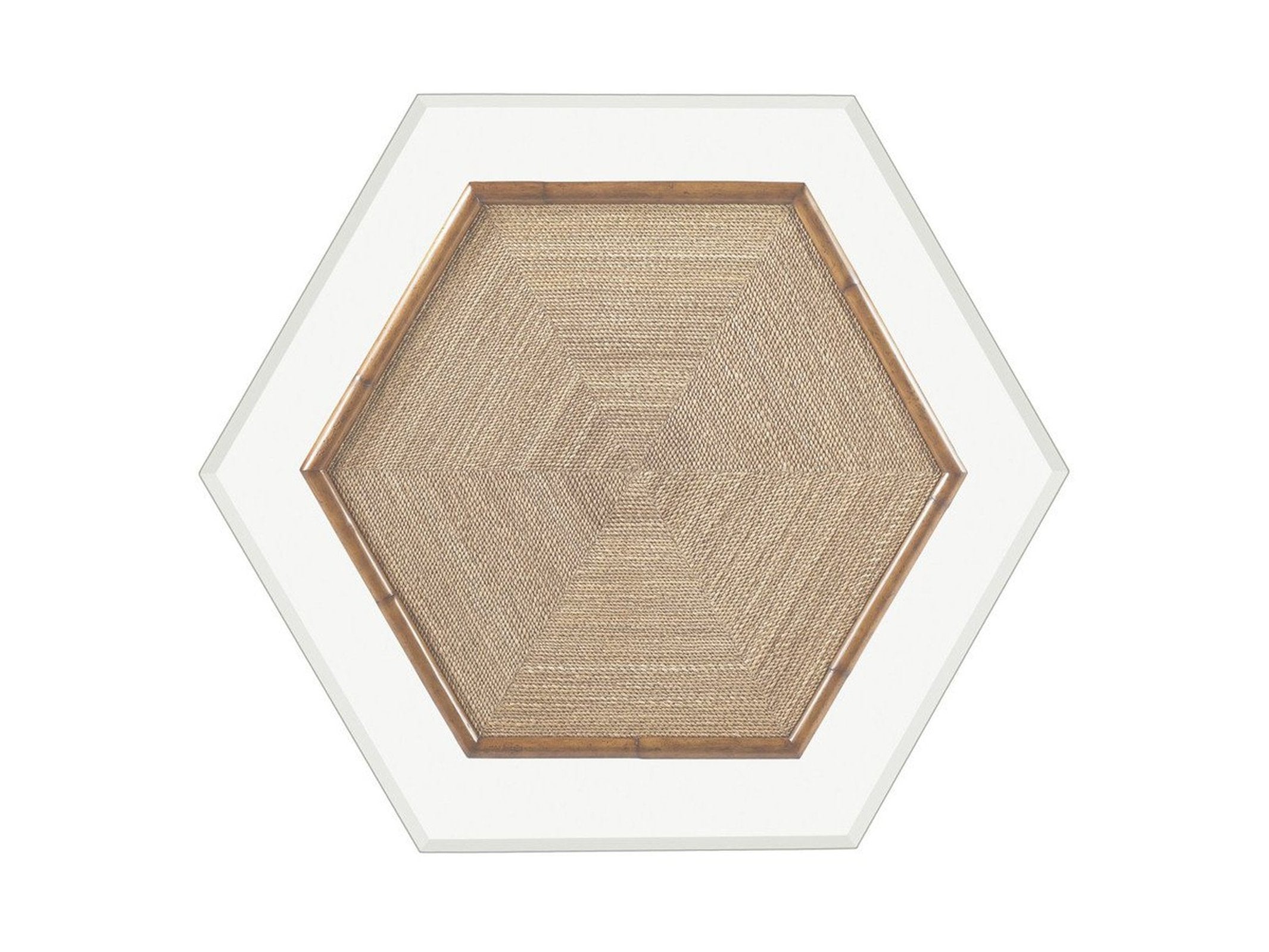 Tommy Bahama Home Island Estate Key Largo Cocktail Table With Glass Top