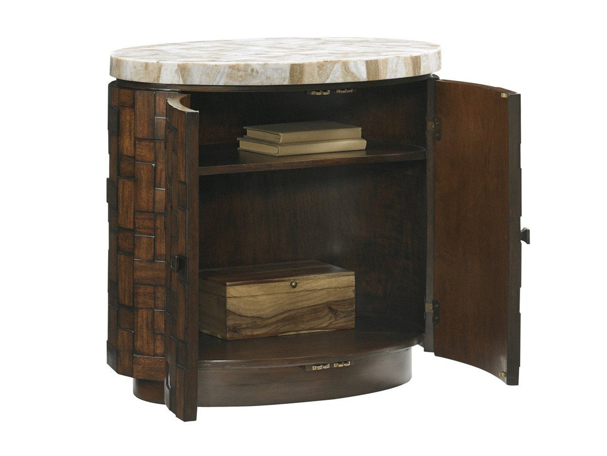 Tommy Bahama Home Island Fusion Banyan Oval Accent Table