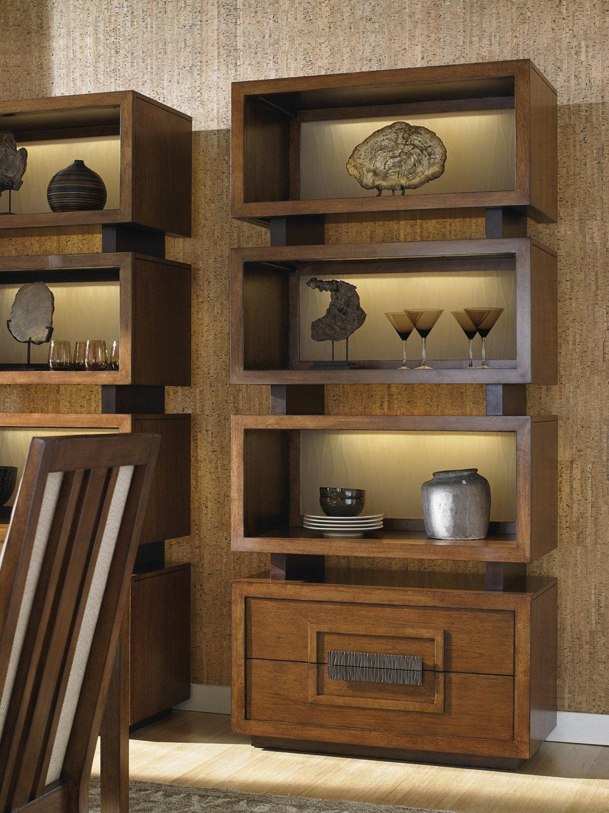 Tommy Bahama Home Island Fusion Tonga Tiered Bookcase