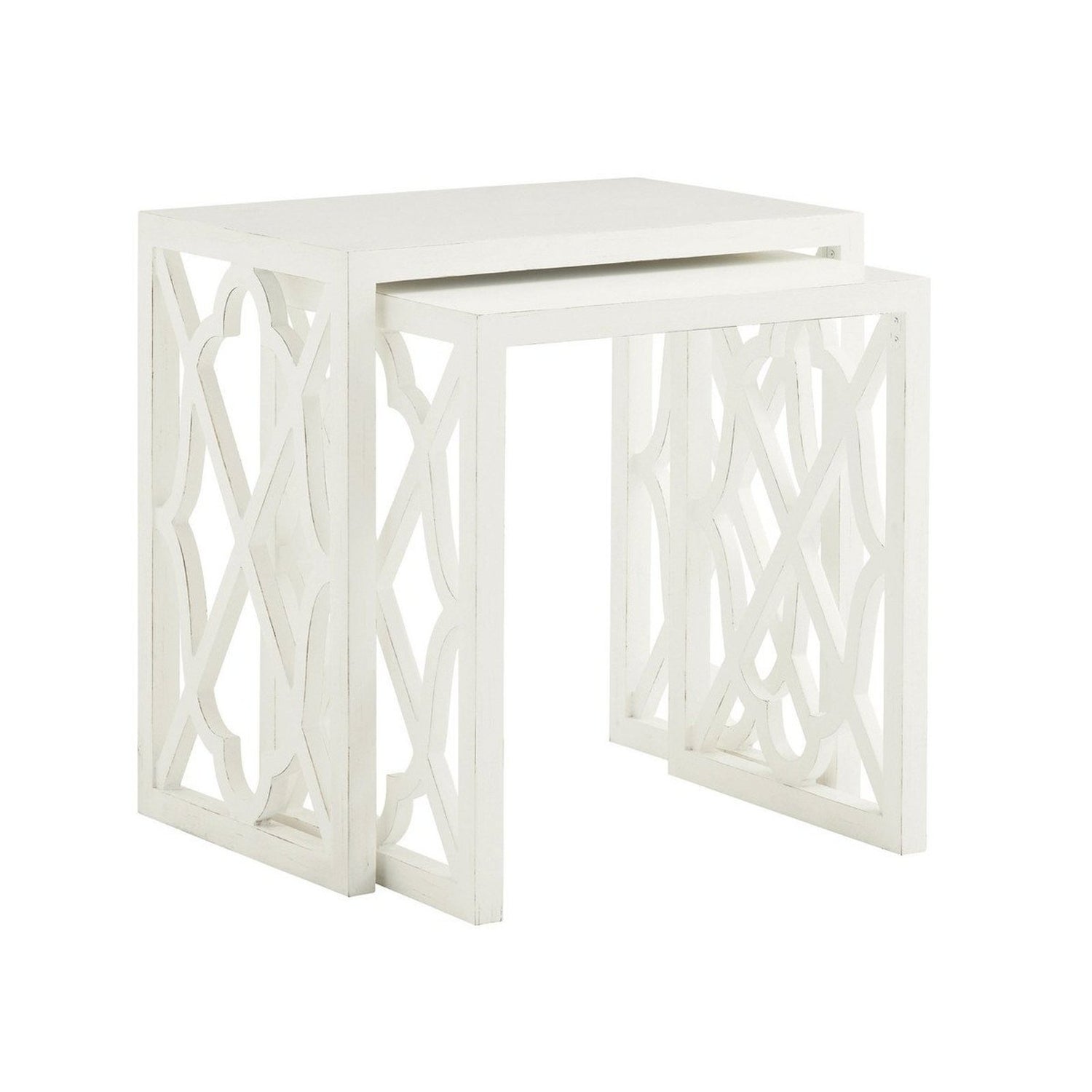 Tommy Bahama Home Ivory Key Stovell Ferry Nesting Tables