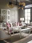 Tommy Bahama Home Ivory Key Swan Island Sofa