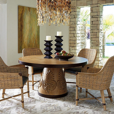 Tommy Bahama Home Los Altos Keeling Woven Arm Chair As Shown