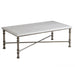 Tommy Bahama Home Ocean Breeze Flagler Rectangular Marble Top Cocktail Table