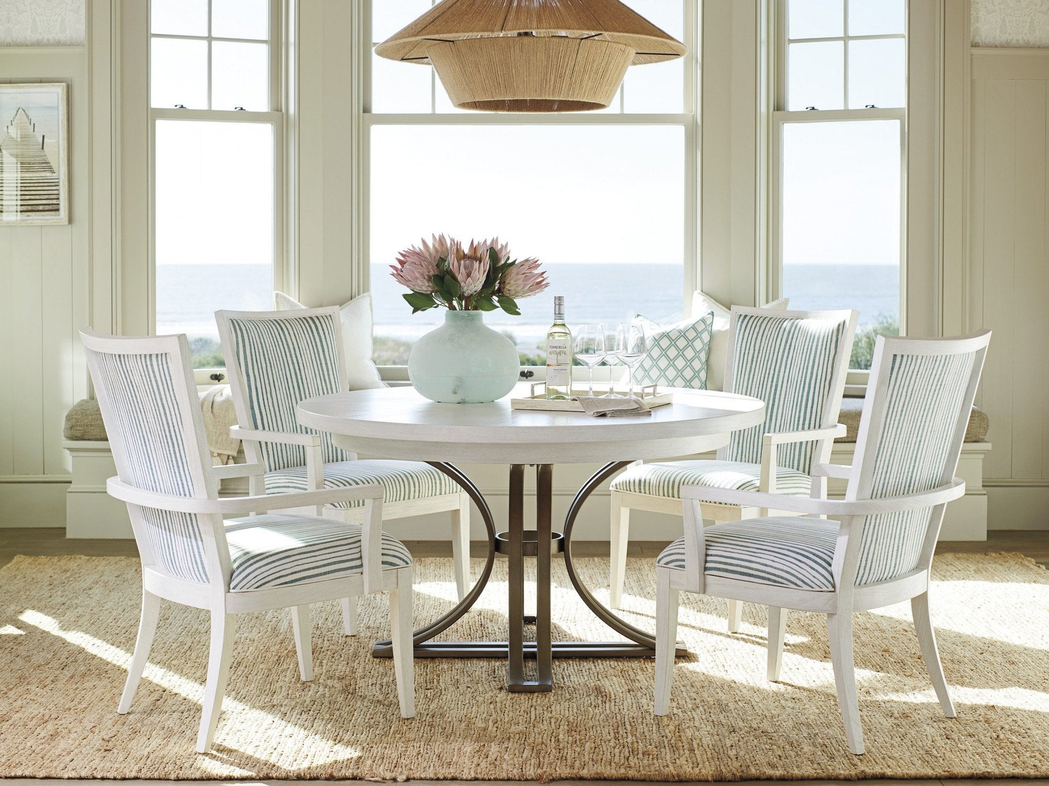 Tommy Bahama Home Ocean Breeze Savannah Round Dining Table