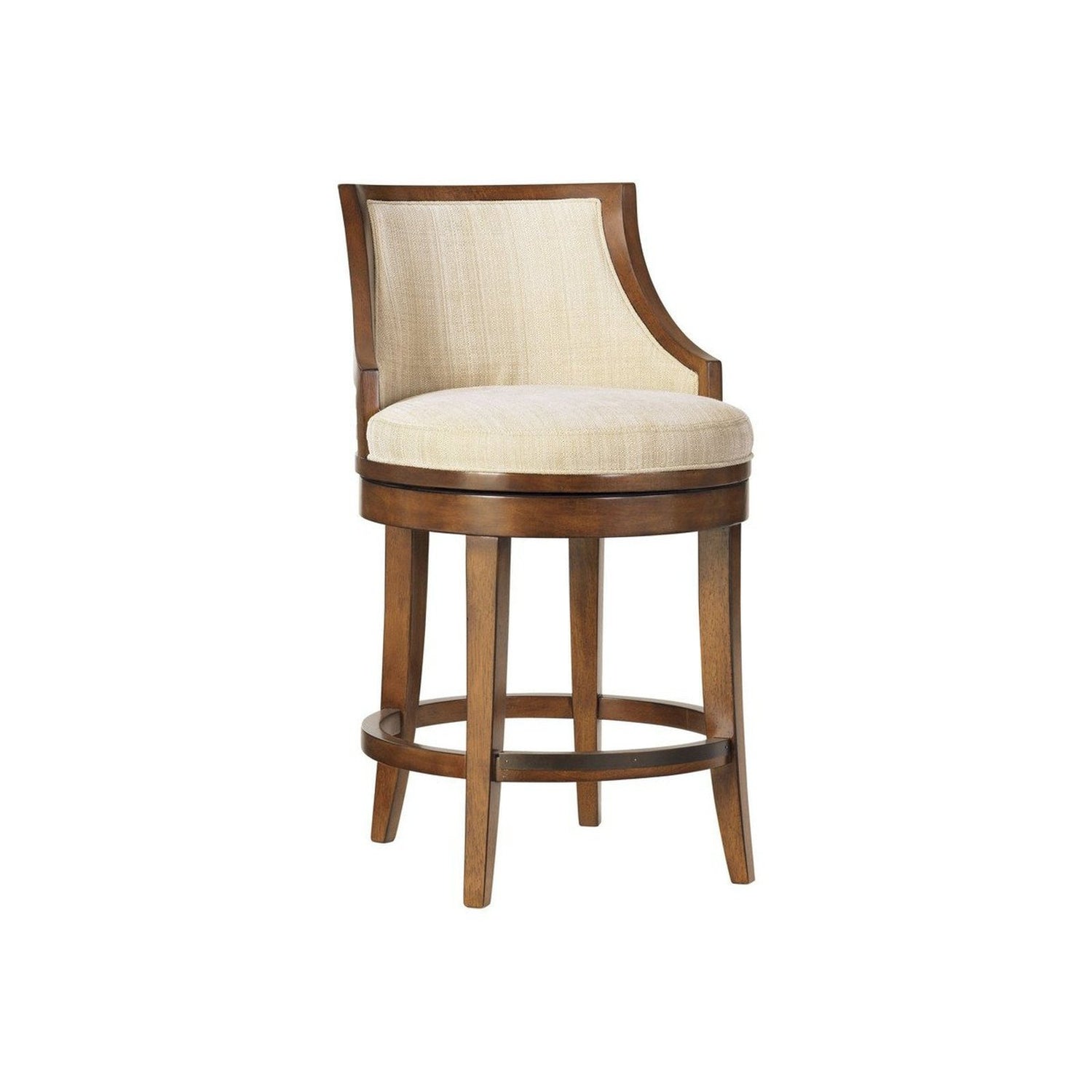 Tommy Bahama Home Ocean Club Cabana Swivel Counter Stool Customizable