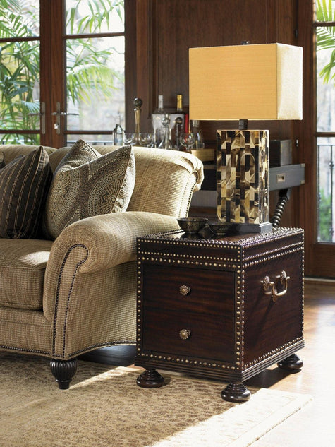 Tommy Bahama Home Royal Kahala Sunset Cay Lamp Table