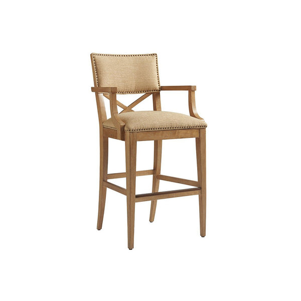 Tommy Bahama Home Sutherland Upholstered Bar Stool