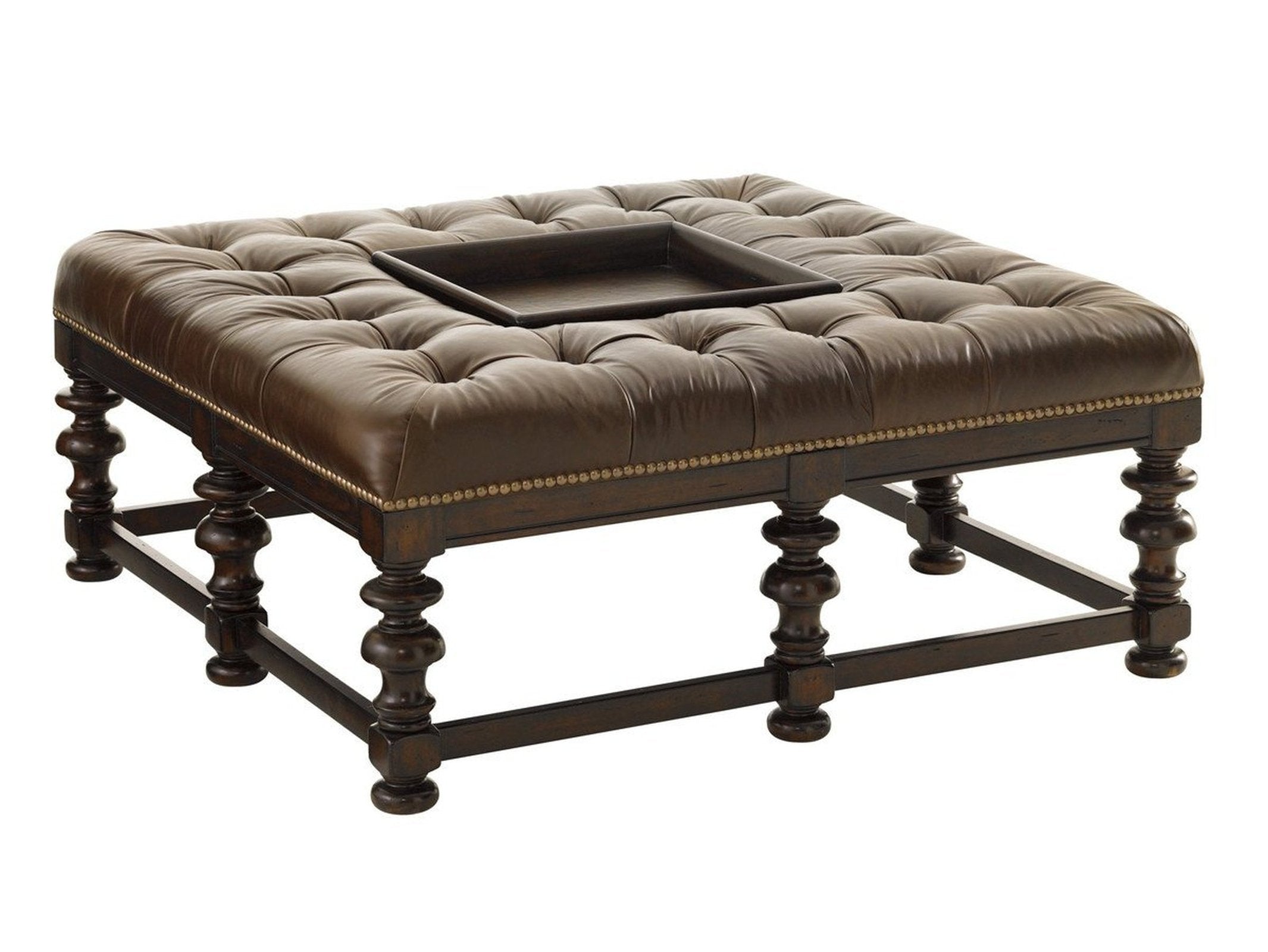 Tommy Bahama Home Tommy Bahama Upholstery Heather Cocktail Ottoman