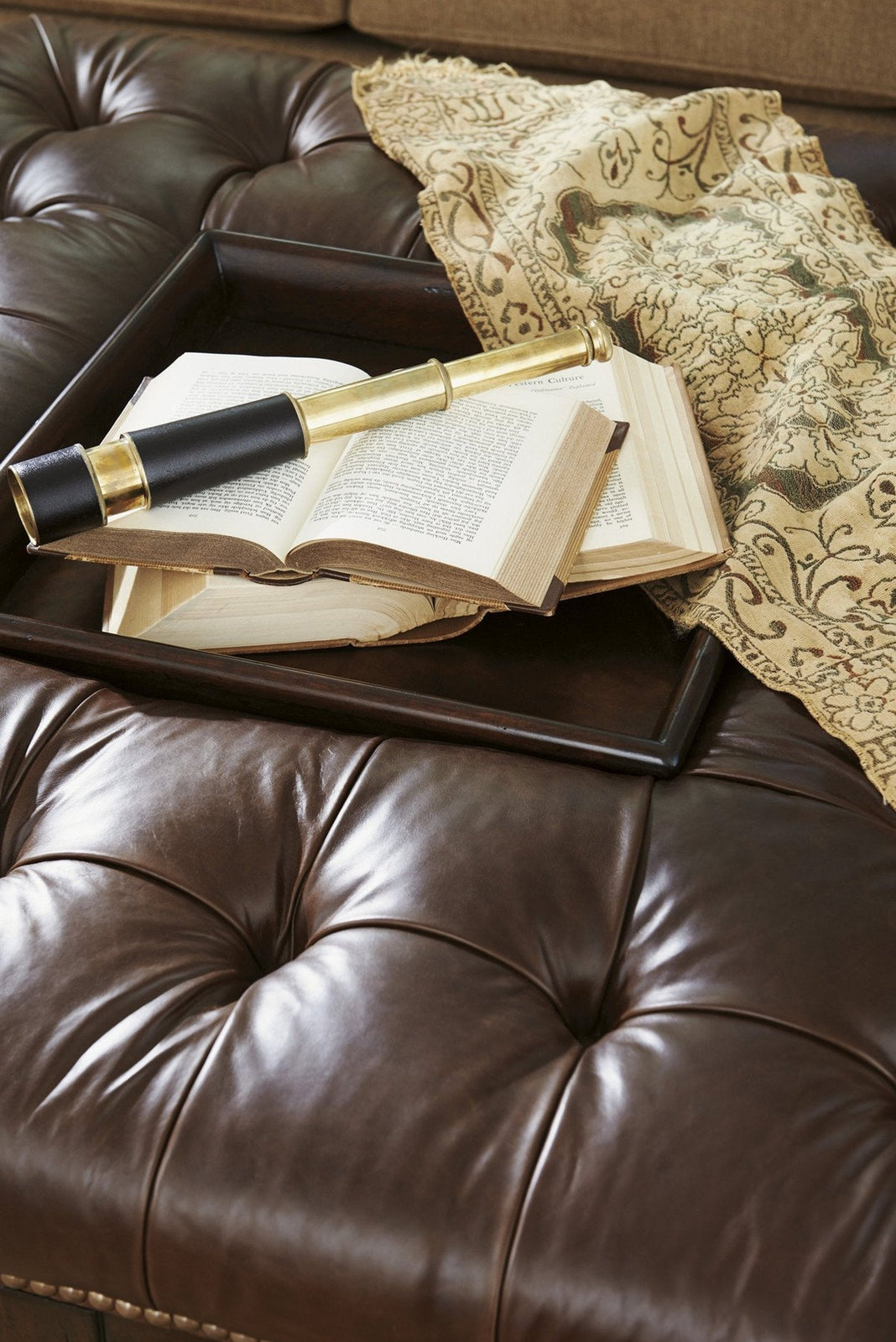 Tommy Bahama Home Tommy Bahama Upholstery Heather Cocktail Ottoman