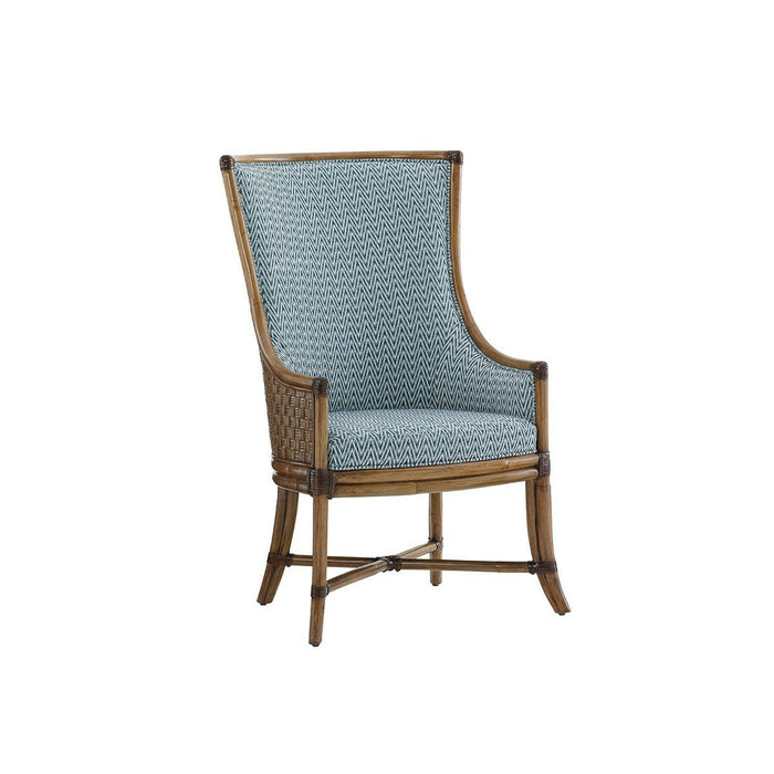 Tommy Bahama Home Twin Palms Balfour Host Arm Chair Customizable