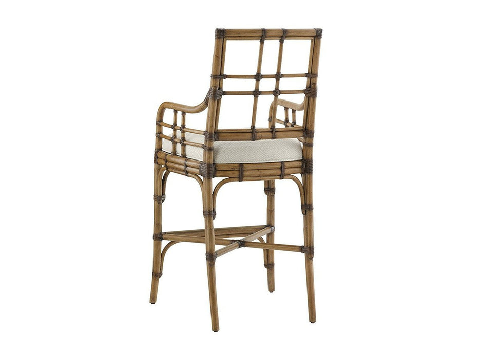 Tommy Bahama Home Twin Palms Lands End Bar Stool As Shown