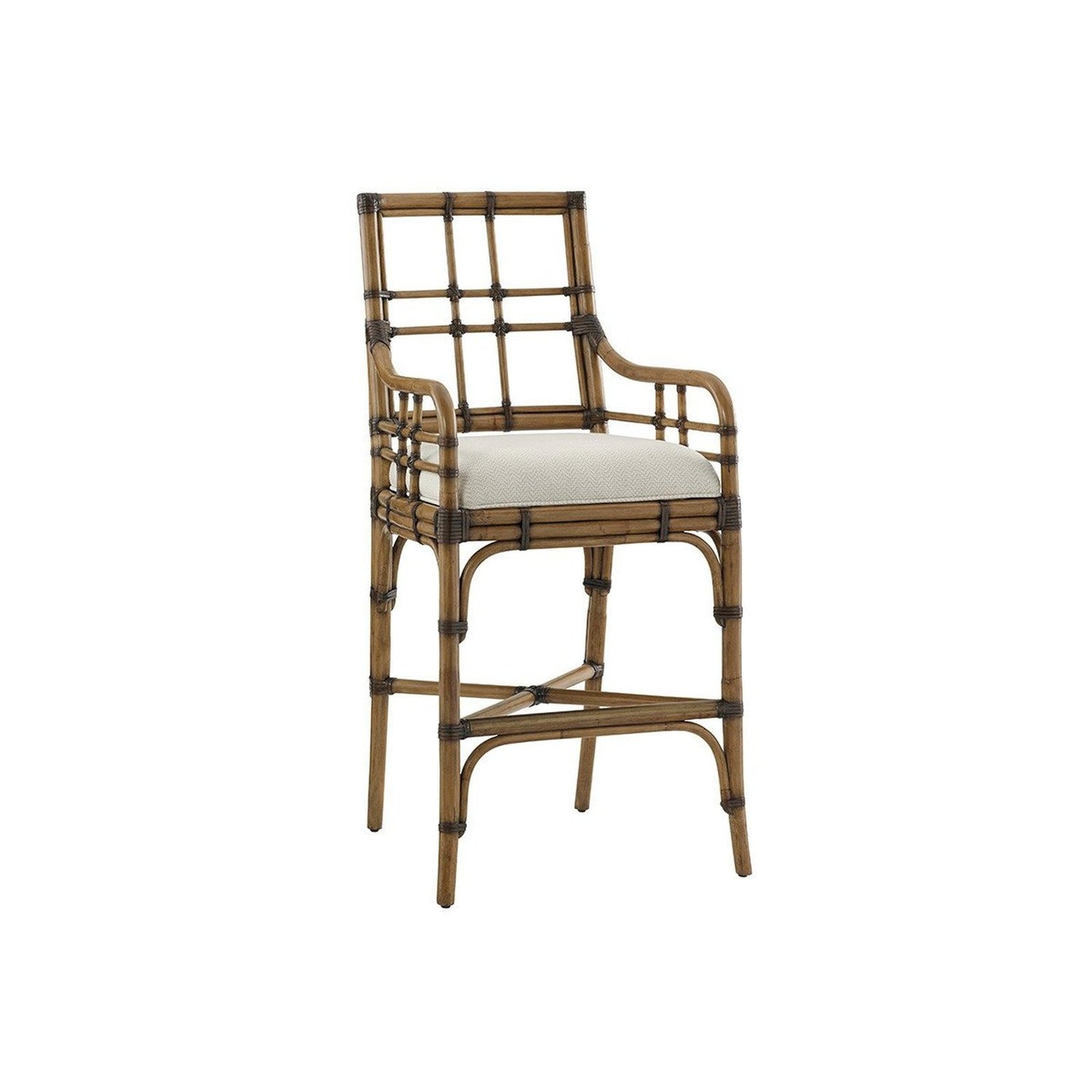 Tommy Bahama Home Twin Palms Lands End Bar Stool Customizable