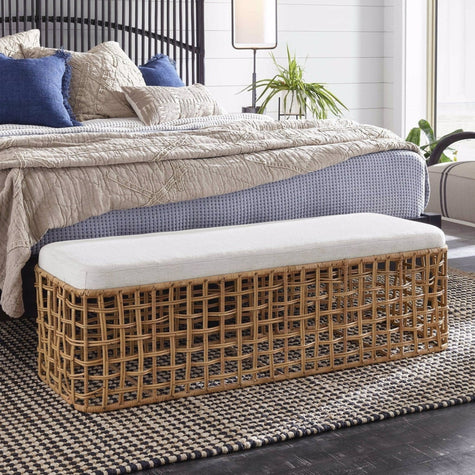Universal Furniture Getaway Rattan Bench