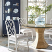 Universal Furniture Getaway Nantucket Round Dining Table with Glass Top