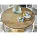 Universal Furniture Getaway Nantucket Round Dining Table with Glass Top