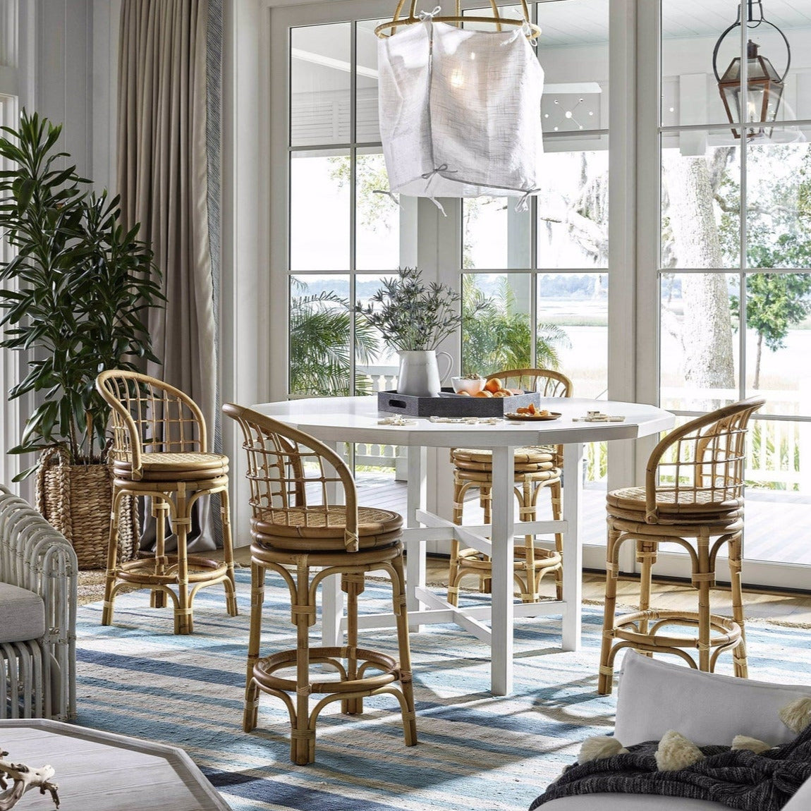 Universal Furniture Getaway Rattan Counter Stool