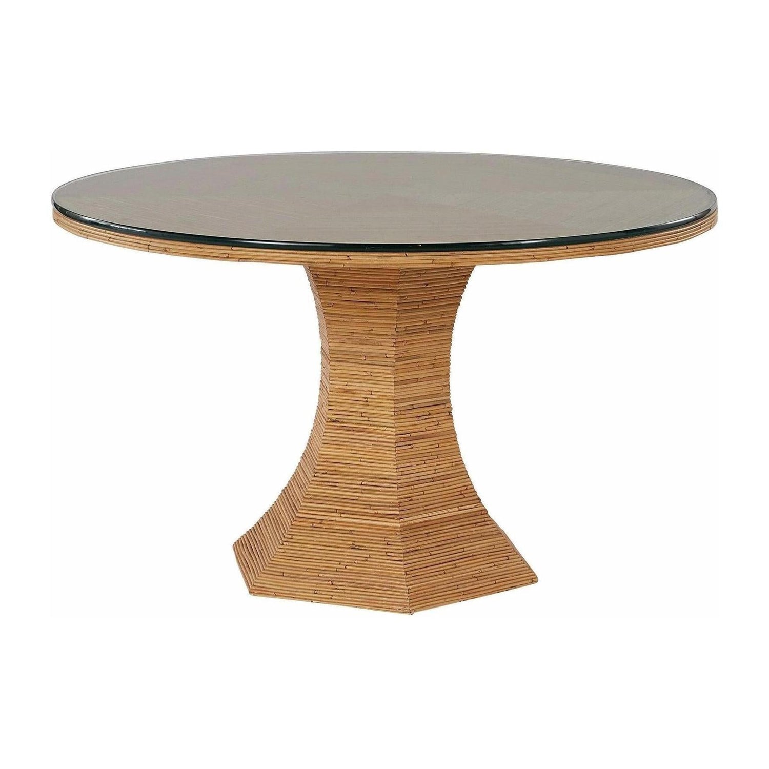 Universal Furniture Getaway Nantucket Round Dining Table with Glass Top