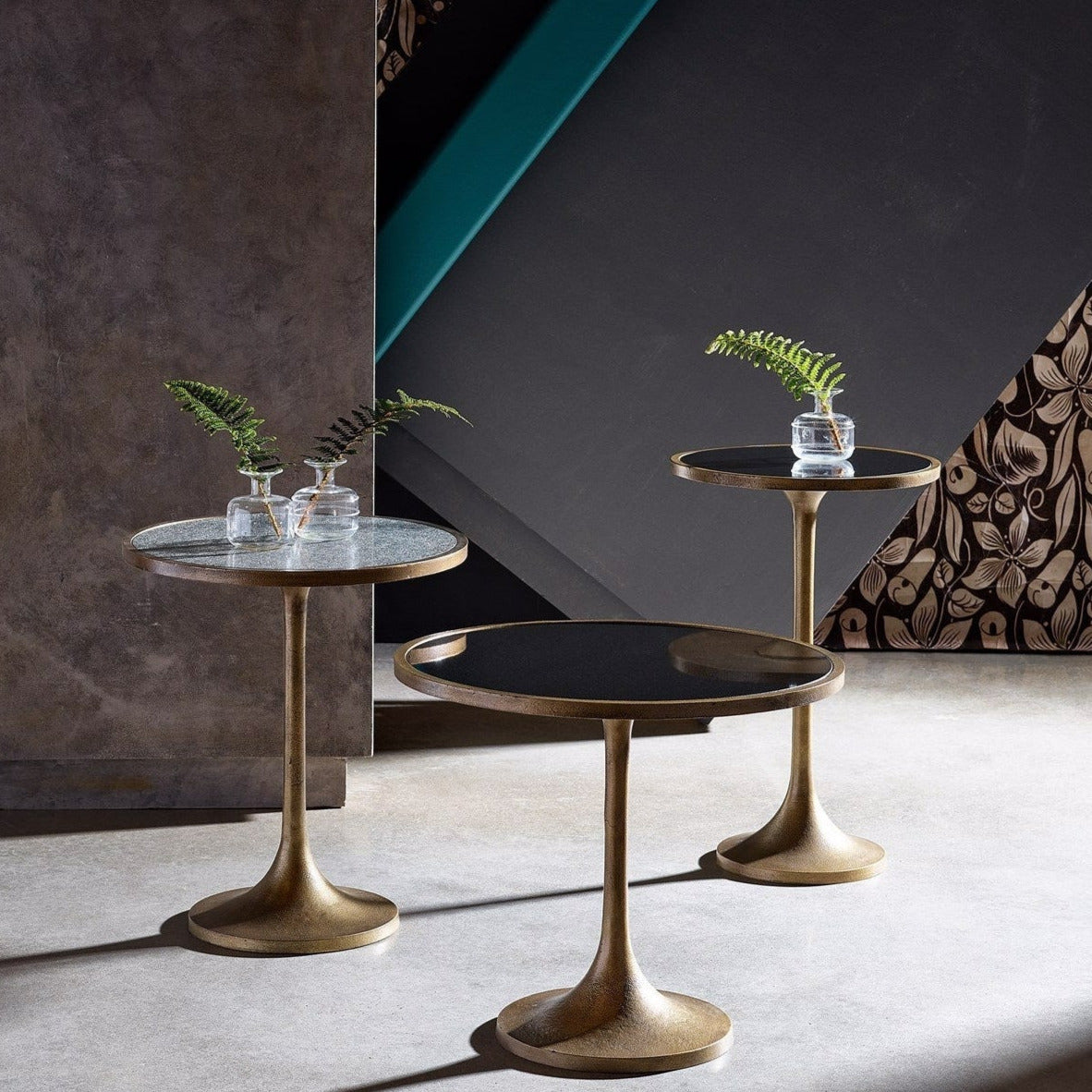 Universal Furniture Curated Nouveau Bunching Tables - Set of 3