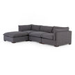 Four Hands Westwood 3 PC Sectional with Ottoman