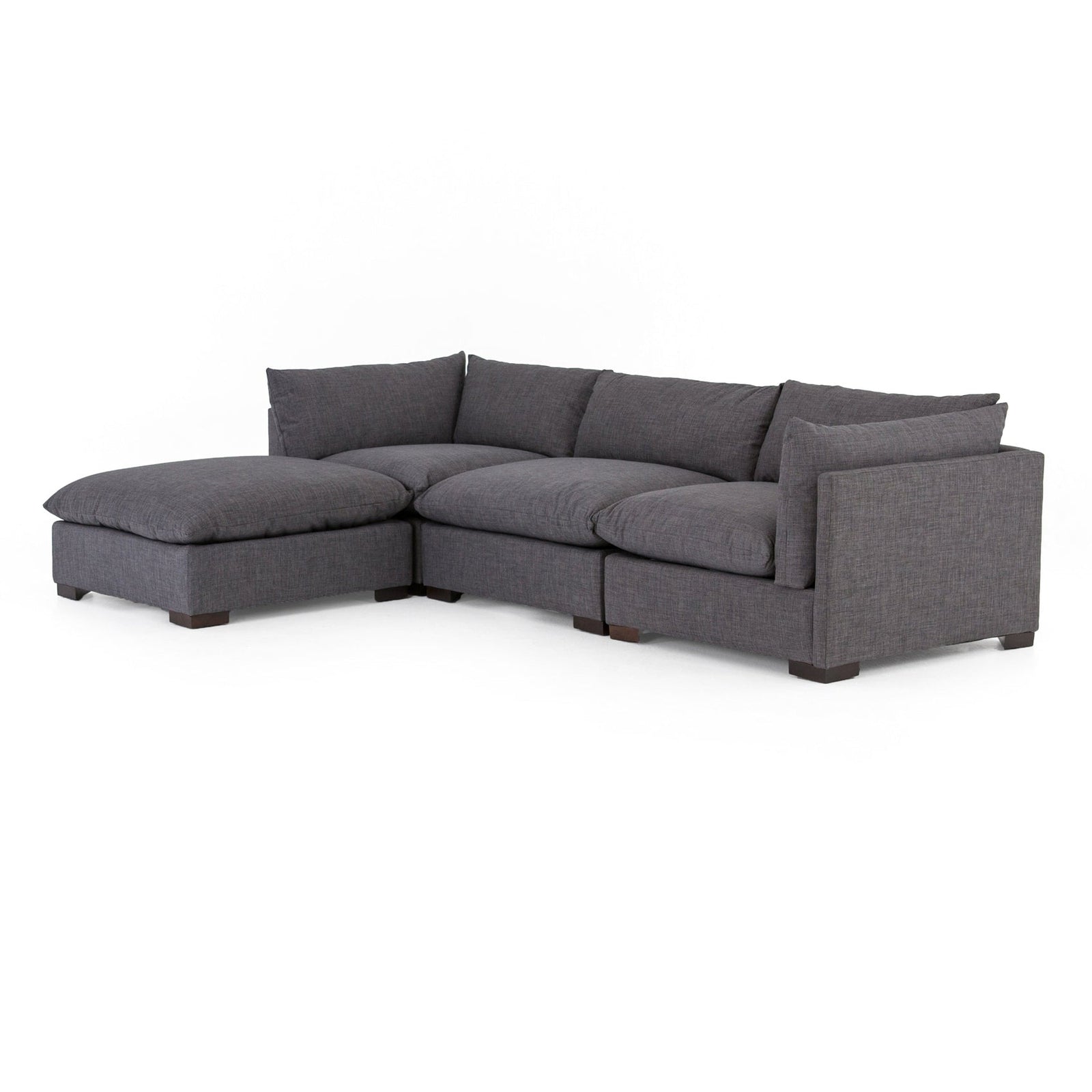 Four Hands Westwood 3 PC Sectional with Ottoman