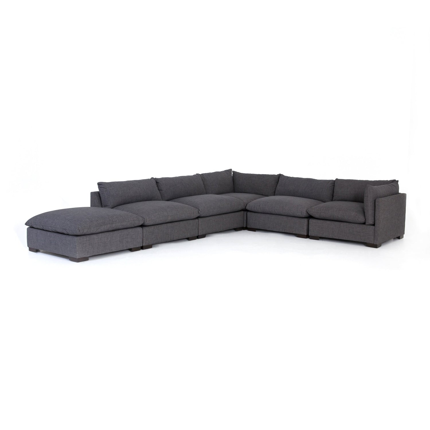 Four Hands Westwood 5 PC Sectional with Ottoman