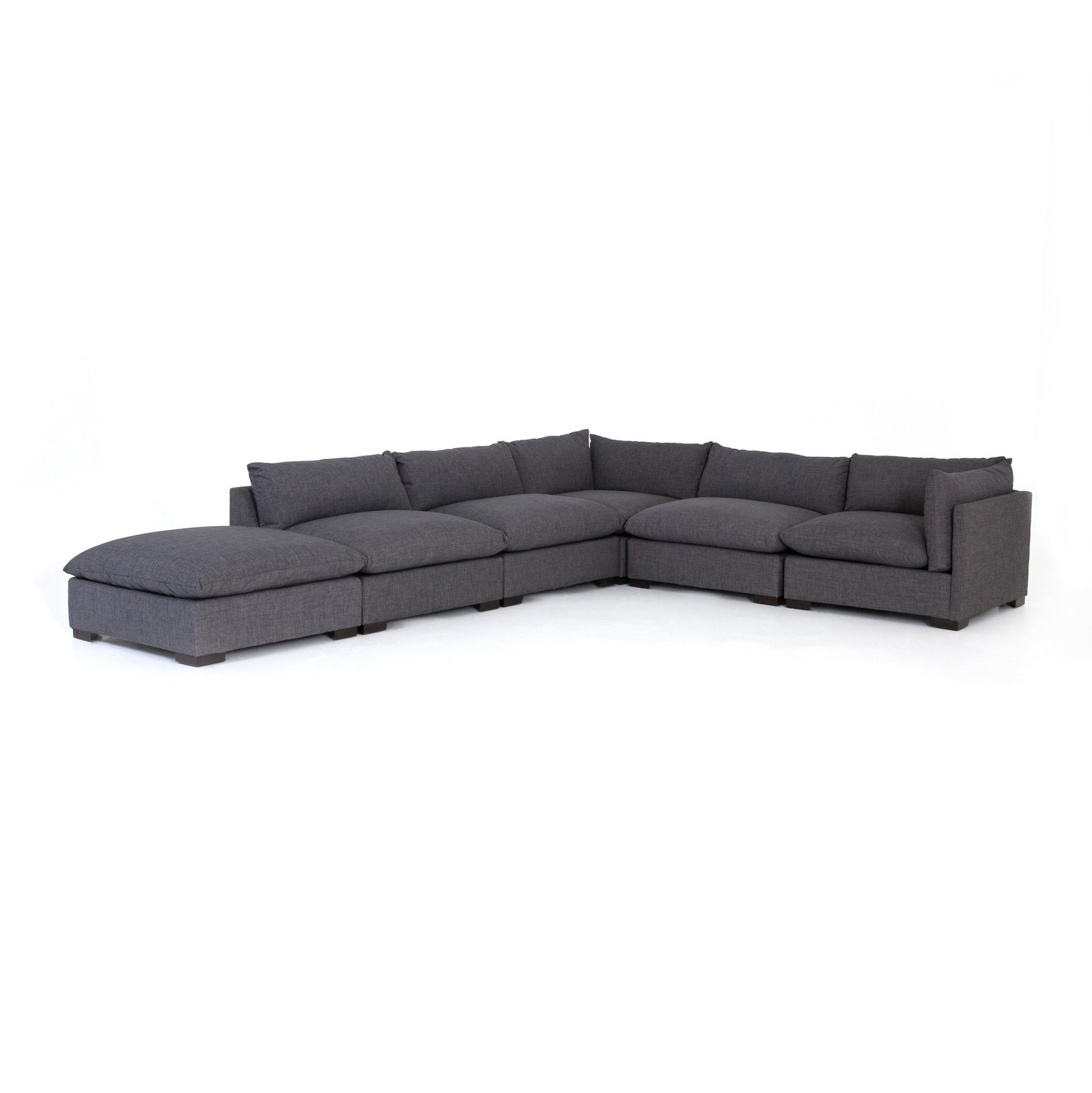 Four Hands Westwood 5 PC Sectional with Ottoman