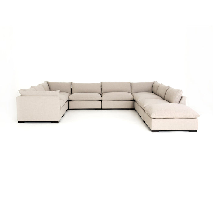 Four Hands Westwood 8 PC Sectional with Ottoman
