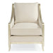 Caracole Upholstery Social Butterfly Silver Accent Chair
