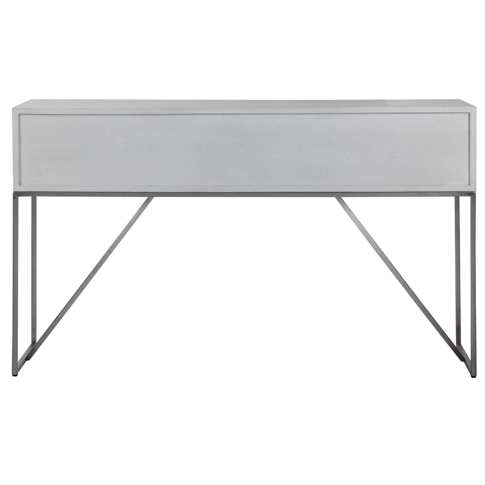 Uttermost Abaya White Console Table