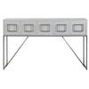 Uttermost Abaya White Console Table
