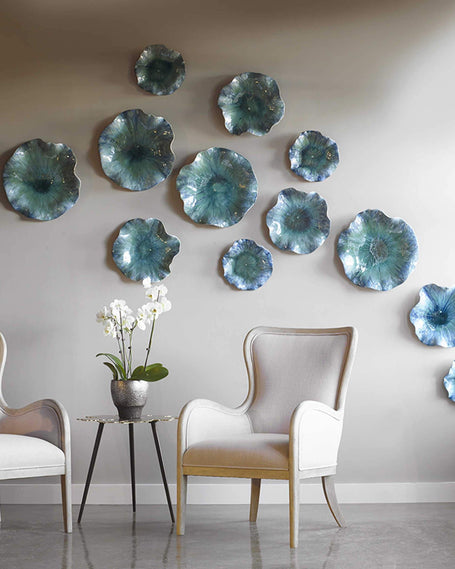 Uttermost Abella Ceramic Wall Decor - Set of 3