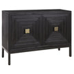Uttermost Aiken Dark Walnut 2 Door Cabinet