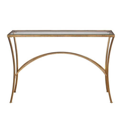 Uttermost Alayna Gold Console Table