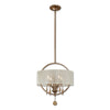 Uttermost Alenya 4 Light Fabric Drum Pendant