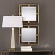 Uttermost Allick Gold Square Mirrors - Set of 2