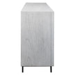 Uttermost Checkerboard 4 Door Gray Cabinet