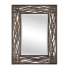 Uttermost Dorigrass Brown Metal Mirror