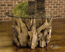 Uttermost Driftwood Glass Top Cocktail Table