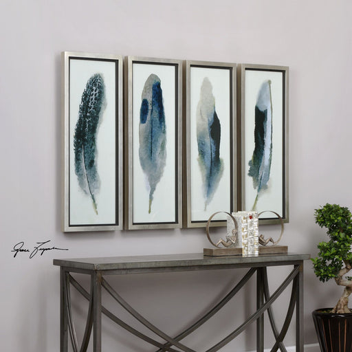 Uttermost Feathered Beauty Prints - Set of 4