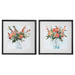 Uttermost Fresh Flowers Watercolor Prints - Set of 2