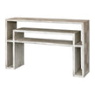 Uttermost Genara Bone White Carved Console Table