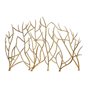 Uttermost Gold Branches Decorative Fireplace Screen