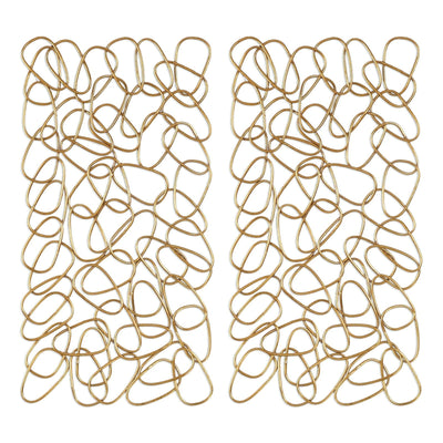 Uttermost In The Loop Gold Wall Art - Set of 2