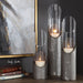 Uttermost Karter Iron & Glass Candleholders - Set of 3