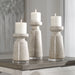 Uttermost Kyan Ceramic Candleholders - Set of 3
