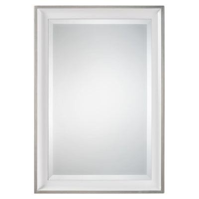 Uttermost Lahvahn White Silver Mirror