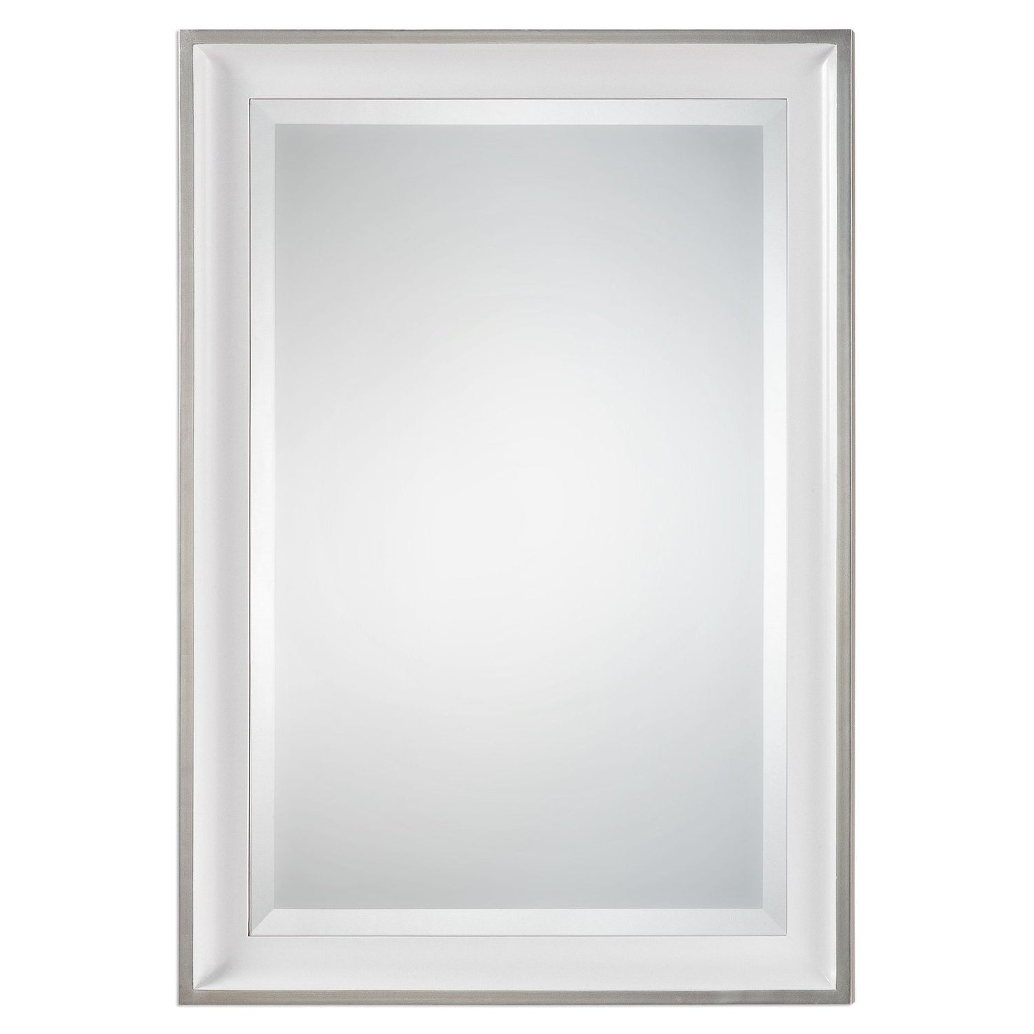 Uttermost Lahvahn White Silver Mirror