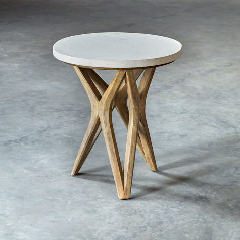 Uttermost Marnie Limestone Side Table